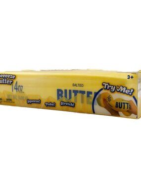 Sunny Days Entertainment Squeeeeze Butter Squishy Fidget Toy Yellow 14 oz